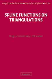 Spline Functions on Triangulations