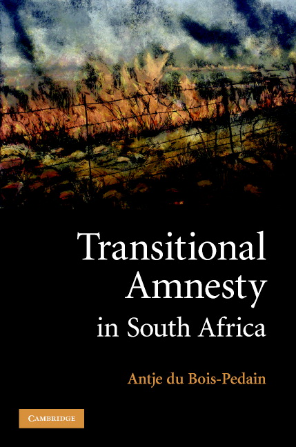 Transitional Amnesty In South Africa