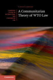 A Communitarian Theory of WTO Law