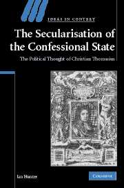 The Secularisation of the Confessional State