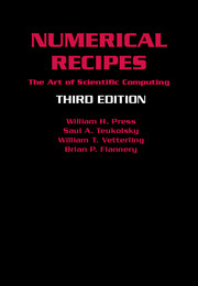 Numerical recipes in c++