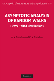 Asymptotic Analysis of Random Walks