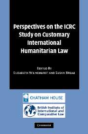 Perspectives on the ICRC Study on Customary International Humanitarian Law