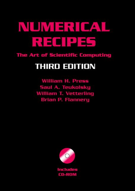 Numerical Recipes with Source Code CD-ROM