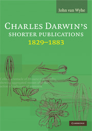 Charles Darwin's Shorter Publications, 1829–1883