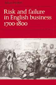 Risk and Failure in English Business 1700–1800