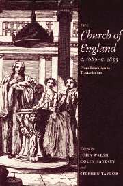 The Church of England c.1689–c.1833