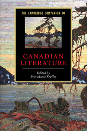 The Cambridge Companion to Canadian Literature