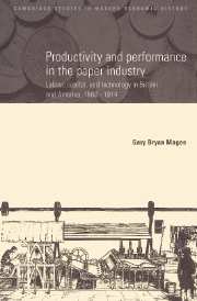 Productivity and Performance in the Paper Industry