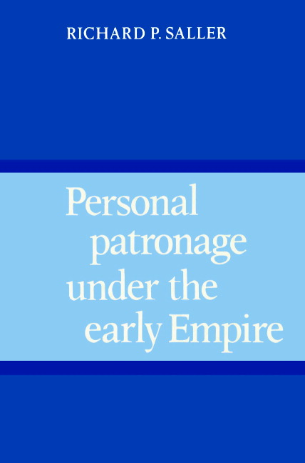 Personal Patronage under the Early Empire
