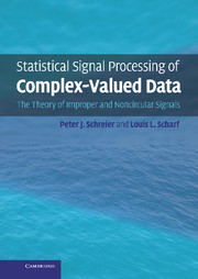 Statistical signal processing complex valued data theory improper