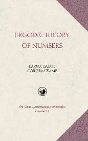 Ergodic Theory of Numbers