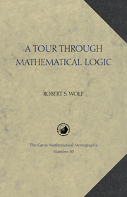 A Tour through Mathematical Logic