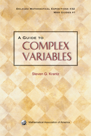 A Guide to Complex Variables