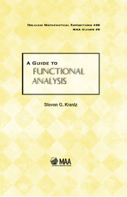 A Guide to Functional Analysis