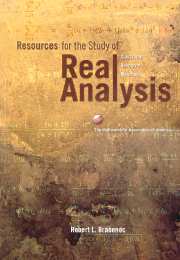 Resources for the Study of Real Analysis