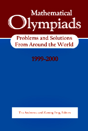 Mathematical Olympiads 1999–2000