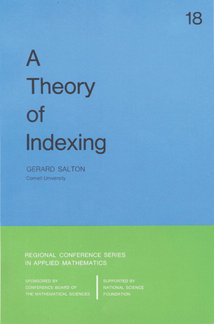 A Theory of Indexing