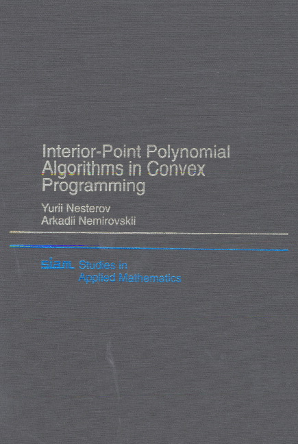Interior Point Polynomial Algorithms in Convex Programming