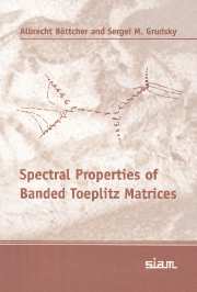 Spectral Properties of Banded Toeplitz Matrices