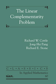 The Linear Complementarity Problem