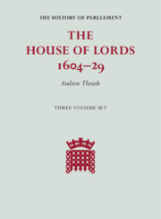 The House of Lords 1604–29