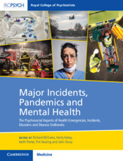 Major Incidents, Pandemics and Mental Health