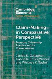Claim-Making in Comparative Perspective