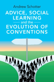 Advice, Social Learning and the Evolution of Conventions