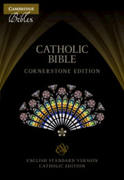 ESV-CE Catholic Bible, Cornerstone Edition, Black Cowhide Leather, ESC668:T