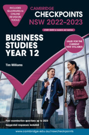 Picture of Cambridge Checkpoints NSW Business Studies Year 12 2022–2023