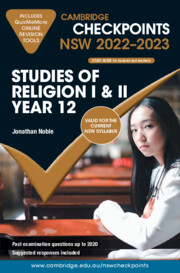 Picture of Cambridge Checkpoints NSW Studies of Religion I & II Year 12 2022–2023