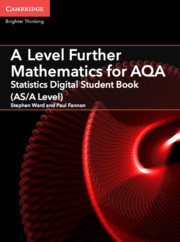 for AQA Statistics Digital Student Book (AS/A Level) School Site Licence (1 Year)