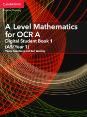 for OCR Digital Student Book 1 (AS/Year 1) (2 Years)