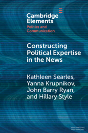 Constructing Political Expertise in the News