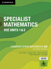 Picture of Specialist Mathematics VCE Units 1&2