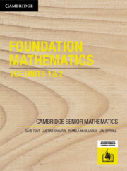 Picture of Foundation Mathematics VCE Units 1&2