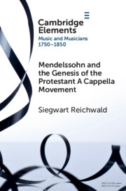 Mendelssohn and the Genesis of the Protestant A Cappella Movement