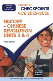 Picture of Cambridge Checkpoints VCE Chinese Revolution Units 3&4 2022–2026