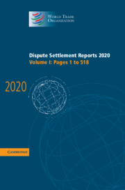World Trade Organization Dispute Settlement Reports