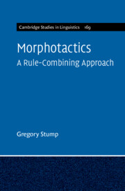 Morphotactics