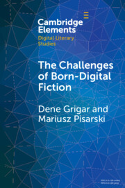 Elements in Digital Literary Studies