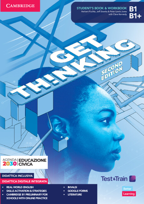 In a world where communication switches effortlessly between online and offline worlds, Get Thinking provides a learning  environment which ensures students gain the confidence to use English when they need it, wherever they need it!