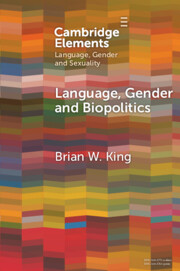 Elements in Language, Gender and Sexuality