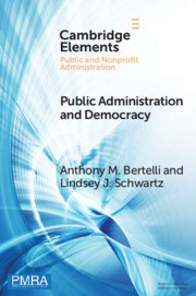 Elements in Public and Nonprofit Administration