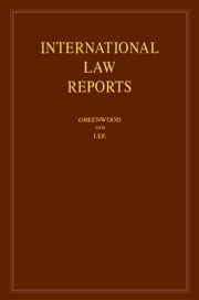 International Law Reports