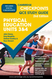 Picture of Cambridge Checkpoints QCE Study Guides Physical Education Units 3&4