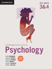 Picture of Cambridge Psychology VCE Units 3&4