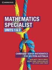 Picture of Mathematics Specialist Units 1&2 for Western Australia