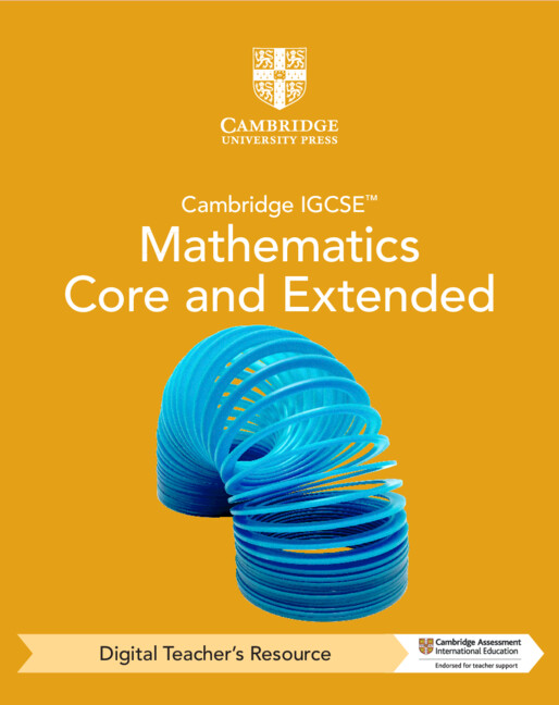 Cambridge IGCSE™ Mathematics Core and Extended Digital Teacher's Resource (5 Years' Access)